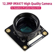 12.3M IMX477 Sensor Camera for Raspberry Pi 5 4 3 CM4/3 Support C/CS-Mount Lens High Quality Camera 