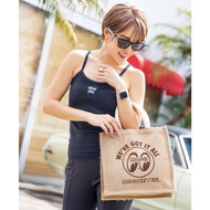 MOON WE'VE GOT IT ALL Jute Tote Bag [FM216]Cloth