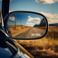 Life's A Highway Inspirational Quote Accessory Decal Rear View Mirror Cute Premium Vinyl Sticker 1.8
