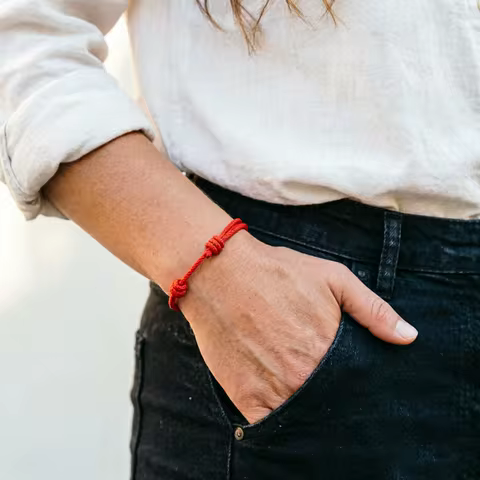 Noter New Good Luck Red Thread Bracelet Unisex High Quality Handmade Braided Friendship Braslet Adju