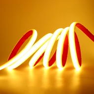 cod IP68 Waterproof COB LED Neon Strip Light 12V 24V 5m 10m 15m 20m 0.5m 320LED Flexible Tape Silico