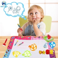 Water Doodle Mat 30 x 30.5Inch Large Water Drawing Mat No Mess Reusable Art Coloring Mat with Pens for 2 to 8 Years Old Kids  SHOPTKC2699