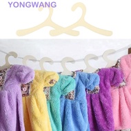 YONGWANG Pet Hangers, Plastic Beige Cat Clothes Hanger, Durable Pet Closet Organizer Puppy and Cat