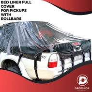 Waterproof Bed Liner Full Cover for Pickup Truck with Roll Bar Rollbar