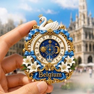 3D Fridge Magnet Travel Souvenir Belgium Bruges Brussels Ghent Home Decor Gift