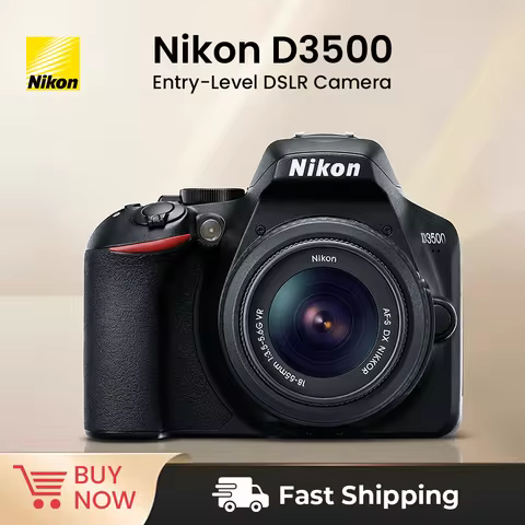 Nikon D3500 DSLR Camera 24.7MP CMOS Digital SLR camera Body Optional 18-55mm Lens