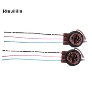 2X 3157 4157NA Bulb Socket Brake Turn Signal Light Harness Wire Plug Connector