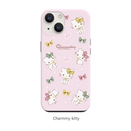 ของแท้100% เคส Sanrio Hello Kitty สำหรับ IPhone15เคส15pro 15Promax Case 14Promax 14pro 14 14 13 13pro 13Promax เคสกันกระแทกคู่12 12pro 12Promax Charmmy กันกระแทก MY-A008ป้องกันแบบเต็มรูปแบบ