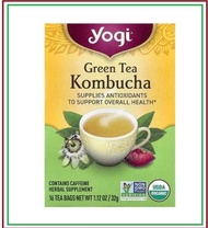有機綠茶 康普茶16茶包(平行進口)(最佳食用期: 5/1/2028) green tea kombucha
