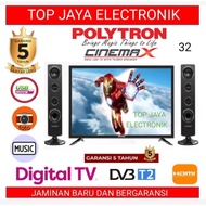 LED TV POLYTRON 32INCH CINEMAX DIGITAL TV / POLYTRON LED TV 32INCH