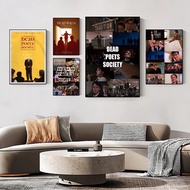 Poster Lembaran DIY dari Filem Dead Poets Society untuk Hiasan Bilik, Bar, Kafe Gaya Vintage