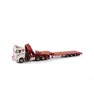 WSI 1: 50 VOLVO FH4 6X2 Car Crane Flatbed Trailer Model BOSTRAND 01-3809