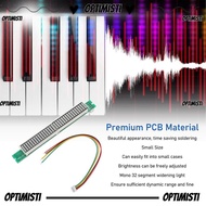 OPTIMISTI Music Level Indicator Module, Adjustable Brightness with 4 Pin Flex Cable Sound Level Disp
