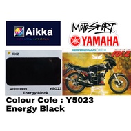 AIKKA PAINT / YAMAHA RXZ Y5023 / ENERGY BLACK /  2K MOTORBIKE PAINT / 2K CAT MOTOSIKAL