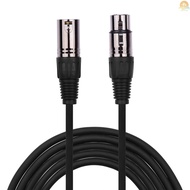 Fast Ship 3-Pin Microphone Cable XLR Audio Cable Male to Female 5m/16.4ft