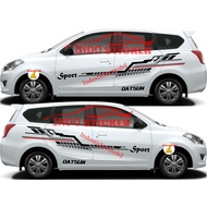 Datsun Go Plus panca 3-row car Sticker, best-selling Datsun Go Plus sport car Sticker