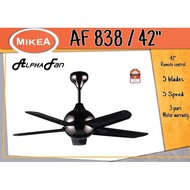 ALPHA CEILING FAN AF838/42” INCHES WITH REMOTE CONTROL