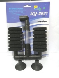 Sponge filter bio foam filter aquarium ikan hias bulat kecil Xin you XY 2831