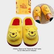 DAISO KOREA Disney Winnie the Pooh Microfiber Slipper Shoes POOH FACE PIGLET DISNEY