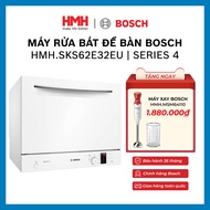 [GENUINE] Independent Desktop Dishwasher 6 Sets BOSCH HMH.SKS62E32EU Series 4 Home Connect 8 Europea
