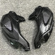 FW Carbon Fiber Motorcycle Cowl Front Side Nose Cover Headlight Panel Fairing Fit For Kawasaki Z900 