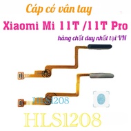 For Xiaomi Mi 11T / 11T Pro Home Power Button Fingerprint Sensor Soft Cable 21081111Rg