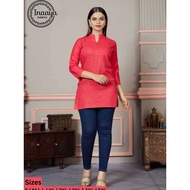 Cotton Short Kurti by Inaaya Fabrics