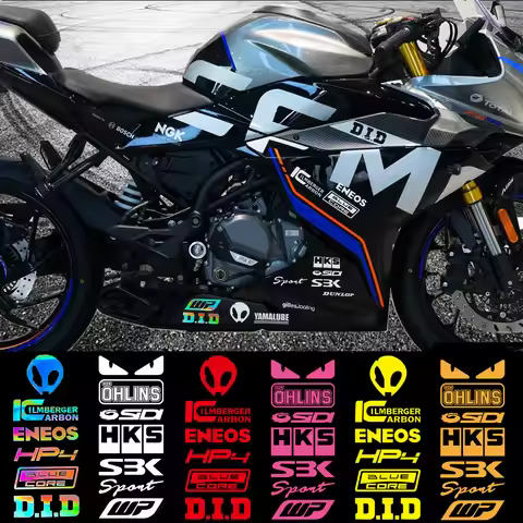 S1000RR Alien Head Logo Fairing Upper Fairing Decals for BMW HP4 Whole Big SET F900r R1250gs Gs 1200