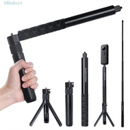HUBERT Selfie Stick Universal For GoPro For Insta360 One X3 Telescoping Pole Aluminium alloy High Angle Handheld Tripod