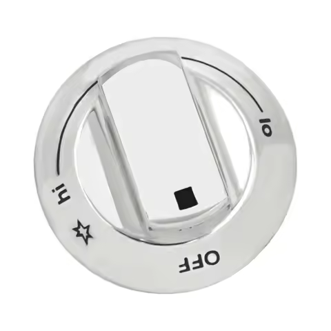 Gas Stove Knob Zinc Alloy + ABS, Durable Oven Range Knob Laser Etched No Fade, Easy Install No Tools