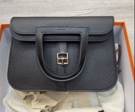 🈹🈹🈹♥️現貨🎁陪驗🎉HERME HALZAN 25 NOIR CC 黑色金扣
