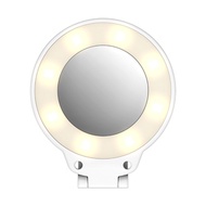 JJC｜磁吸鐵Magsafe二合一手機自拍鏡兼LED補光燈自拍神器(USB-C充電;附貼紙;MSL-1)