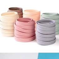 [NK] 1 pair elastic shoe lace 0.8/100cm flat shoe lace elastic shoe lace with lock