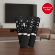 RC802V Remote Control for TCL Smart TVs, Android, Universal Bluetooth with Voice, Netflix Support