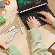 Doublebuy USB Cable 5V3A USB Type-C to USB2 0 Male Charger Cable Type‑C Power Adapter Cord