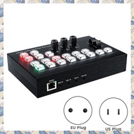 (BVWG) 4K 4 Channel -Compatibl Video Multi Camera Switcher for Live Broadcast Streaming Production V