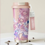 Honkai: Star Rail/Cyrene/Cyrene Thermos Cup Portable Large Capacity Double Drinking Cup/trye