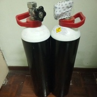 Medical Oxygen 10L Cylinder Tank with O2 Gas, Regulator and Trolley