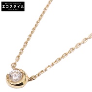 เครื่องประดับ Star Jewelry [สภาพดีเยี่ยม] 2ZN1605 K18 เพชรฝังแบบ Moon Setting 0.04 กะรัต [มือสอง]