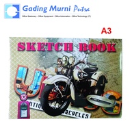 KIKY A3 DRAWING BOOK | A3 SIZE DRAWING PAPER FOR SCHOOL AND ART