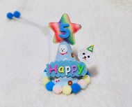 Birthday star 生日之星 寵物生日帽 比熊 bichon
