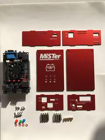 QMTECH Cyclone V MiSTer fpga case and io board