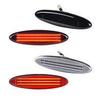 2Pcs LED Side Marker Light Rear Fender Lights Red Signal Lamps for Chevrolet Corvette C5 1997-2004 C