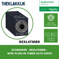 SCHNEIDER - REXL4TMBD - MINI PLUG-IN TIMER 4C/O 24VDC