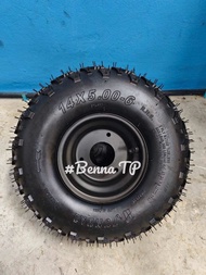 ล้อ ATV 14*5.00-6 นิ้ว พร้อมกะทะ 3 รู เฉพาะยางขอบ6 14*5.00-6 ยางล้อขอบ6 (ราคาต่อ1 เส้น)
