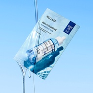 WELLAGE Real Hyaluronic Blue Ampoule Mask Sheet 1ea