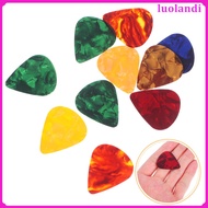 10pcs Guitar Picks Colorful Shining Guitar Picks for Guitar Bass Ukulele Mandolin Banjo  luolandi
