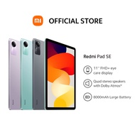 Xiaomi Redmi Pad SE | 8+256GB, 11" FHD+ eye-care display, Smooth 90Hz refresh rate, 8000mAh (typ) large battery