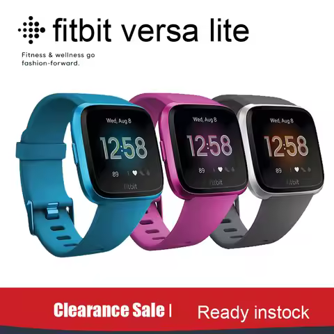 【Clearance Sale】FITBIT VERSA LITE Fitness Heart Rate Tracker Waterproof Smartwatch fitness activity 