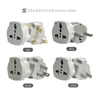 US UK EU AUS Plug Adaptor Conversion Plug Unviersal Adaptor SG China Japan Korea Plug